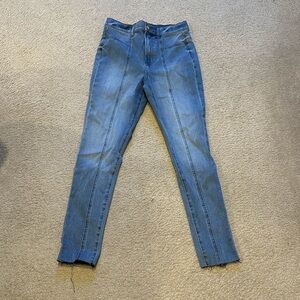 EXPRESS SKINNY HIGH RISE JEANS